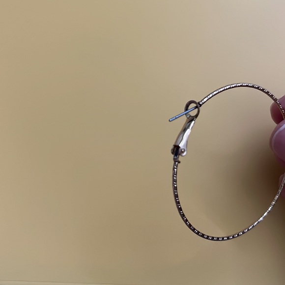 Gold hoops! - Picture 2 of 2